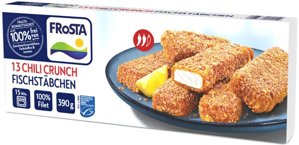 13 FRoSTA Fischstäbchen Chili Crunch Packshot