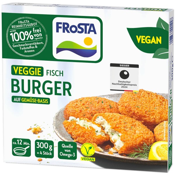 FRoSTA Veggie Fisch Burger 300g Packshot