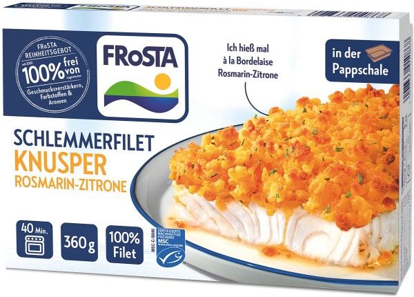 FRoSTA Schlemmerfilet Knusper Rosmarin-Zitrone (360g)